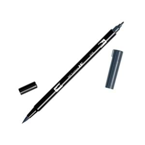 Tombow Dual Brush Pen Grafik Çizim Kalemi N35 Cool Gray 12