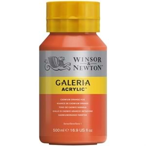 Winsor & Newton Galeria Akrilik Boya 500 ml Cadmium Orange Hue 090