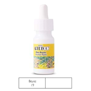 Artdeco Ebru Boyası 30ml Beyaz 19