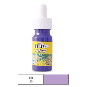 Artdeco Ebru Boyası 30ml Lila 60