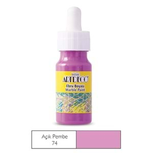 Artdeco Ebru Boyası 30ml Açık Pembe 74