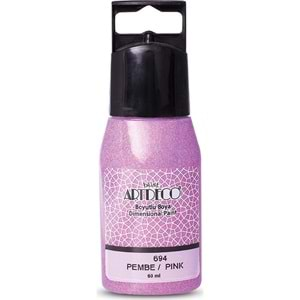 Artdeco Simli Boyutlu Boya 60ml Pembe 694