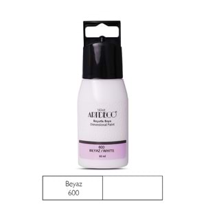 Artdeco Boyutlu Boya 60ml Beyaz 600