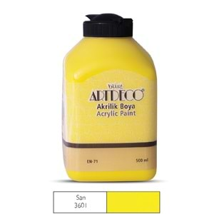 Artdeco Akrilik Boya 500ml Sarı 3601