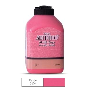 Artdeco Akrilik Boya 500ml Pembe 3604