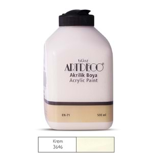 Artdeco Akrilik Boya 500ml Krem 3646