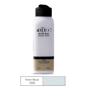 Artdeco Akrilik Boya 140ml Koton Beyaz 3008