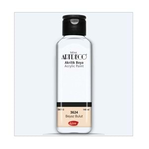 Artdeco Akrilik Boya 140ml Beyaz Bulut 3624