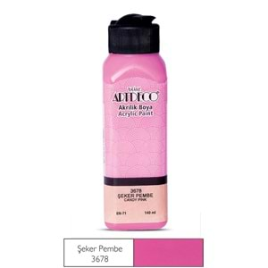 Artdeco Akrilik Boya 140ml Şeker Pembe 3678