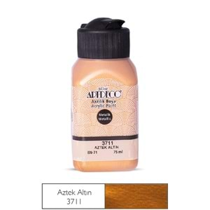 Artdeco Metalik Akrilik Boya 75ml Aztek Altın 3711