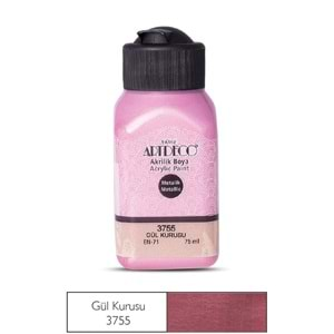 Artdeco Metalik Akrilik Boya 75ml Gül Kurusu 3755