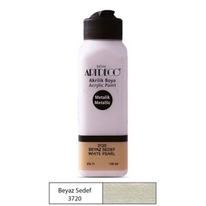Artdeco Metalik Akrilik Boya 140ml Beyaz Sedef 3720