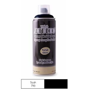 Artdeco Akrilik Sprey Boya 400ml Siyah 790
