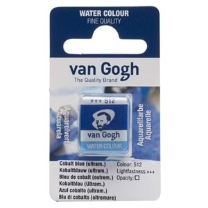 Talens Van Gogh Yarım Tablet Sulu Boya Cobalt Blue 512