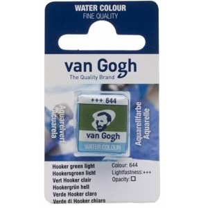 Talens Van Gogh Yarım Tablet Sulu Boya Hooker Green Light 644