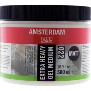 Talens Amsterdam Extra Heavy Gel Medium Matt Ekstra Yoğun Akrilik Boya Medyumu Mat 500 ml 022