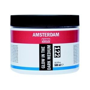 Talens Amsterdam Glow In The Dark Medium 500 ml (Neon Karanlıkta parlayan boya)