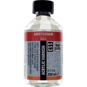 Talens Amsterdam Akrilik Parlak Vernik 250 ml Acrylic High Gloss Varnish 113