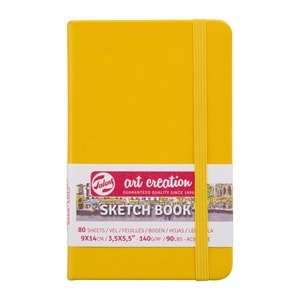 Talens Art Creation Sketch Book Eskiz Defteri 80 Yaprak 140 g 9x14 cm Altın Sarısı