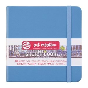 Talens Art Creation Sketch Book Eskiz Defteri 80 Yaprak 140 g 12x12 cm Göl Mavisi