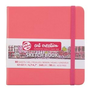 Talens Art Creation Sketch Book Eskiz Defteri 80 Yaprak 140 g 12x12 cm Mercan