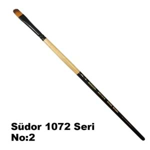 Südor Seri 1072 Sentetik Kedi Dili Fırça No:2