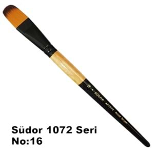 Südor Seri 1072 Sentetik Kedi Dili Fırça No:16