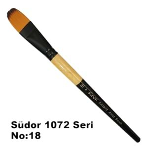 Südor Seri 1072 Sentetik Kedi Dili Fırça No:18