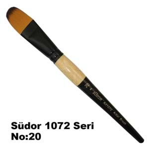 Südor Seri 1072 Sentetik Kedi Dili Fırça No:20