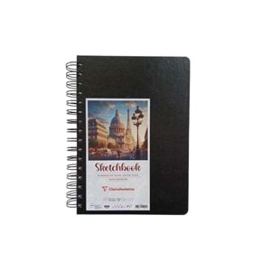 Clairefontaine Sketchbook Sert Kapak Spiralli Eskiz Defteri 120 gr 100 yp A6