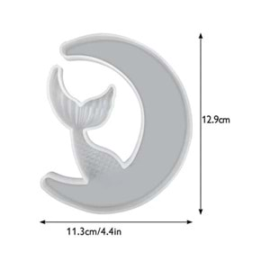 Rich Epoksi Silikon Kalıp 100X129X10 mm Balina 313