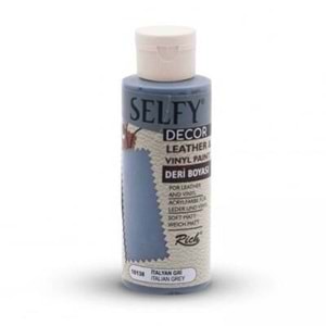 Rich Selfy Decor Deri Boyası 120 cc 10138 İtalyan Gri