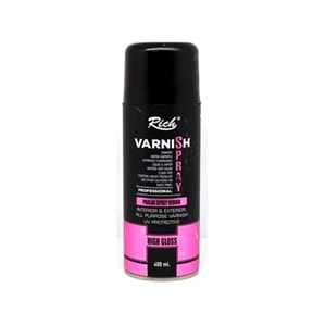 Rich High Gloss Parlak Sprey Vernik 400 ml