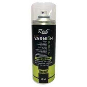 Rich Yarı Mat Sprey Vernik 400 ml