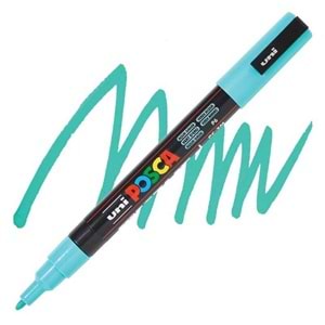 Uni Posca 0.9-1.3 Su Bazlı Poster Markörü Su Yeşili