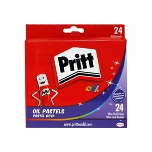 Pritt Pastel Boya 24 Renk Karton Kutu