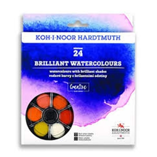 Kohinoor Brilliant Water Colours 24 Lü Set