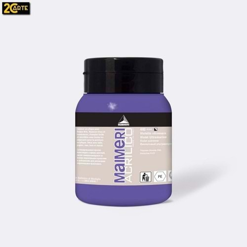 Maimeri Acrilico Akrilik Boya 500ml No: 440 Ultramarine Violet