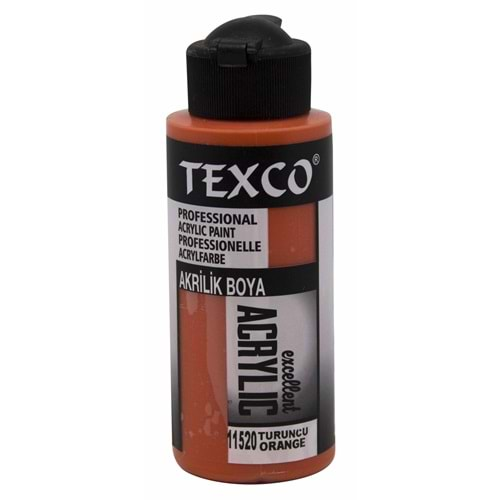 Texco Excellent Akrilik Boya 11520-Turuncu 110 cc