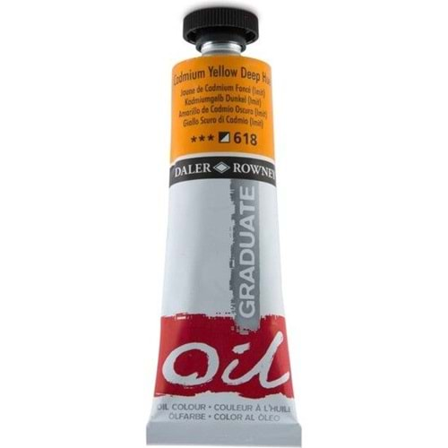 Daler Rowney Yağlı Boya Graduate 38 ml Cadmium Yellow Deep Hue