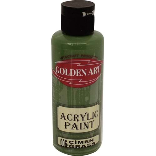 Golden Art Akrilik Boya 120ml - 006 Çimen