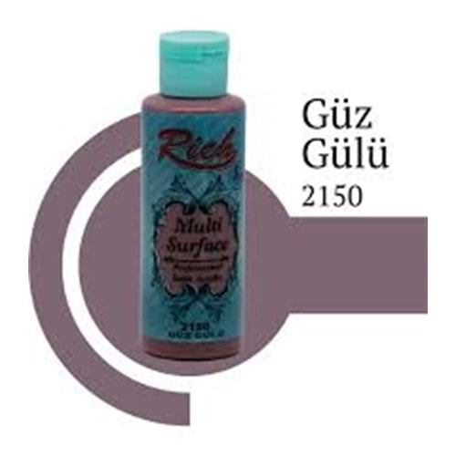 Rich Multi Surface Akrilik Boya 120ml 2150 Güz Gülü