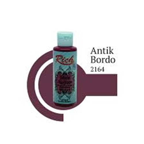 Rich Multi Surface Akrilik Boya 120ml 2164 Antik Bordo