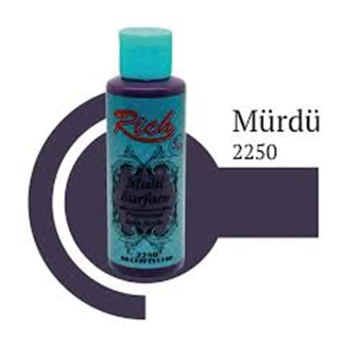 Rich Multi Surface Akrilik Boya 120ml 2250 Mürdüm