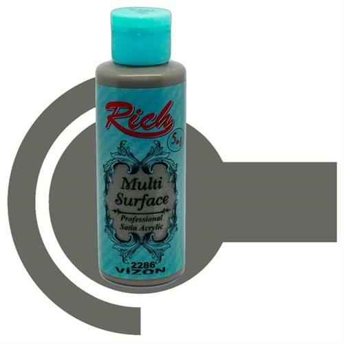 Rich Multi Surface Akrilik Boya 120ml 2286 Vizon