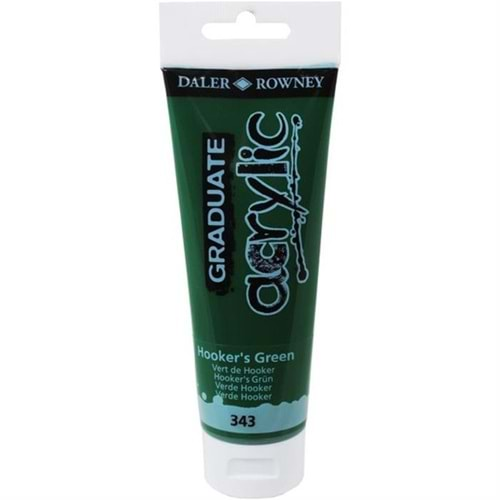 Daler Rowney Graduate Akrilik Boya 120 ml Hooker’s Green 343