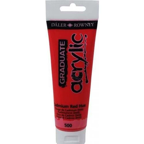 Daler Rowney Graduate Akrilik Boya 120 ml Cadmium Red Hue 500