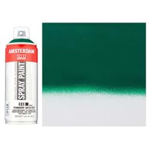 Talens Amsterdam Akrilik Sprey Boya 400ml Permanent green D 619