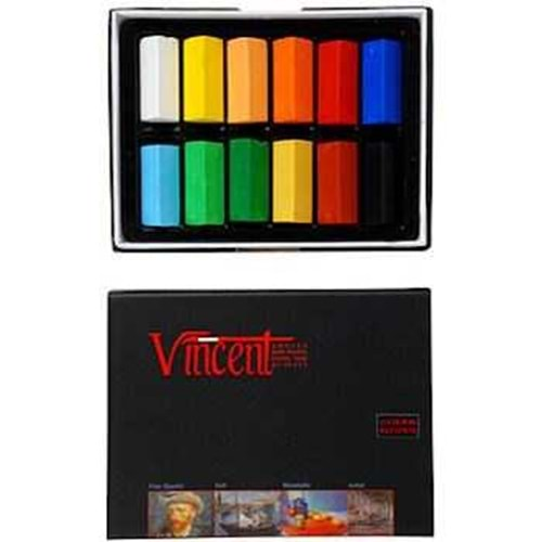 Vincent Soft Pastel 12'li Yarım Boy