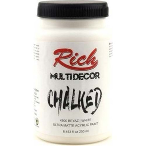 Rich Multi Decor Chalked Boya 250 Ml Beyaz 4500